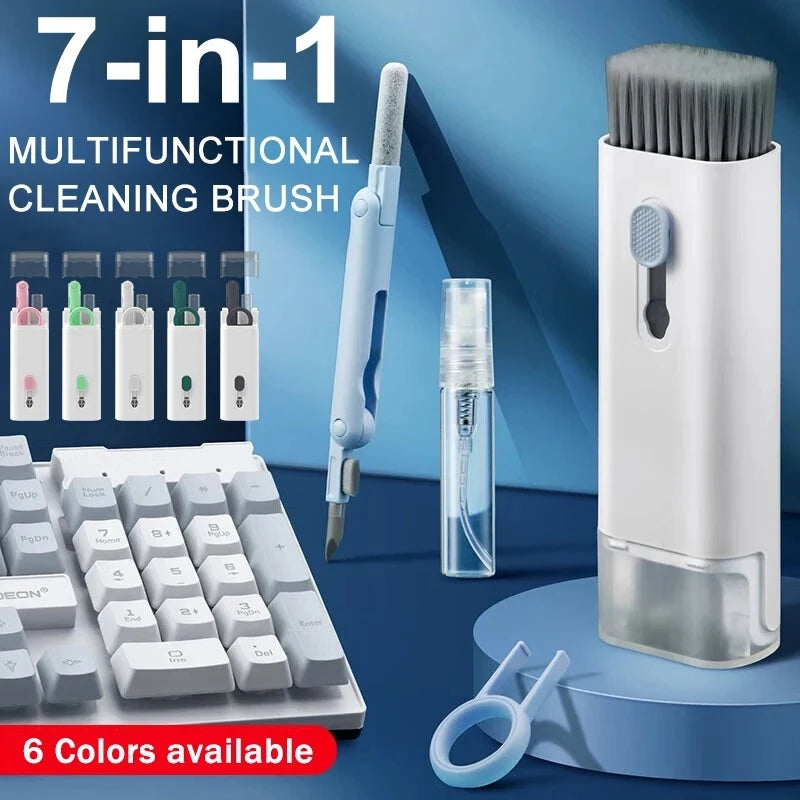 7-in-1 Precision Cleaning Kit for Keyboards & Earbuds