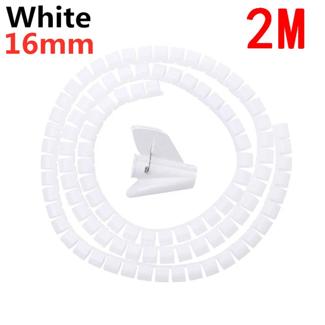 Spiral Cable Management Sleeve (1m & 2m)