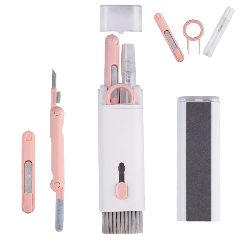 7-in-1 Precision Cleaning Kit for Keyboards & Earbuds