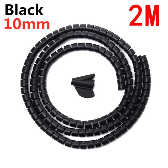 Spiral Cable Management Sleeve (1m & 2m)