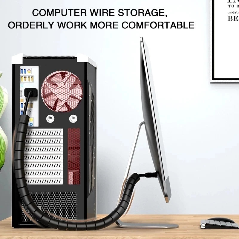Spiral Cable Management Sleeve (1m & 2m)