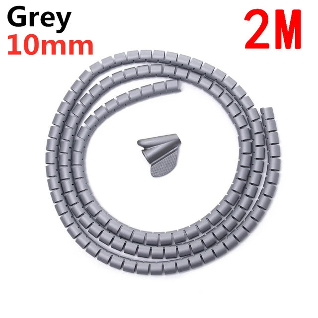 Spiral Cable Management Sleeve (1m & 2m)