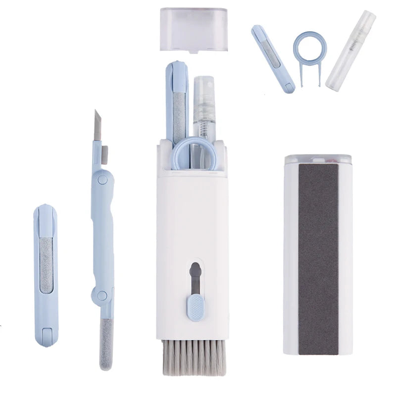 7-in-1 Precision Cleaning Kit for Keyboards & Earbuds