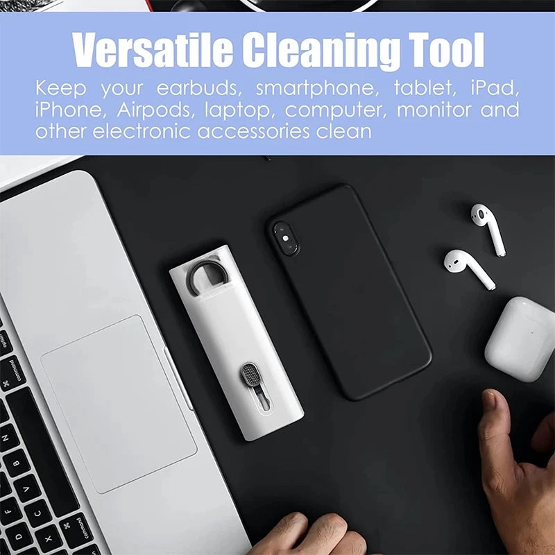 7-in-1 Precision Cleaning Kit for Keyboards & Earbuds